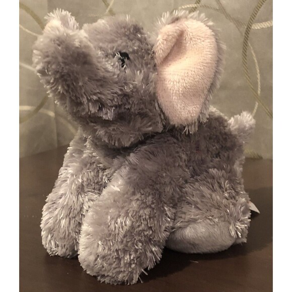 Aurora World Ellie 8” Gray Elephant Very Soft Stuffed Plush Animal Mini Flopsie - Picture 3 of 10